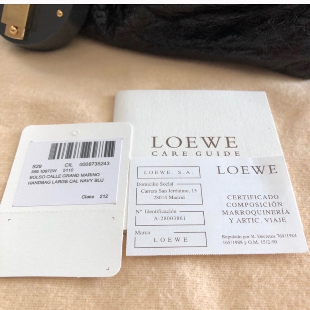 Authentic Loewe Bolso Calle Grand Marino Bag - Picture 7 of 7